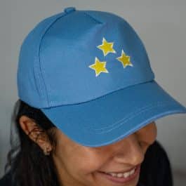 GORRA JUNIOR 3 ESTRELLAS MODV-00EQ - VARIOS - CELESTE