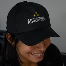 GORRA JUNIOR 3 ESTRELLAS ARGENTINA MODV-00ES - VARIOS - NEGRO