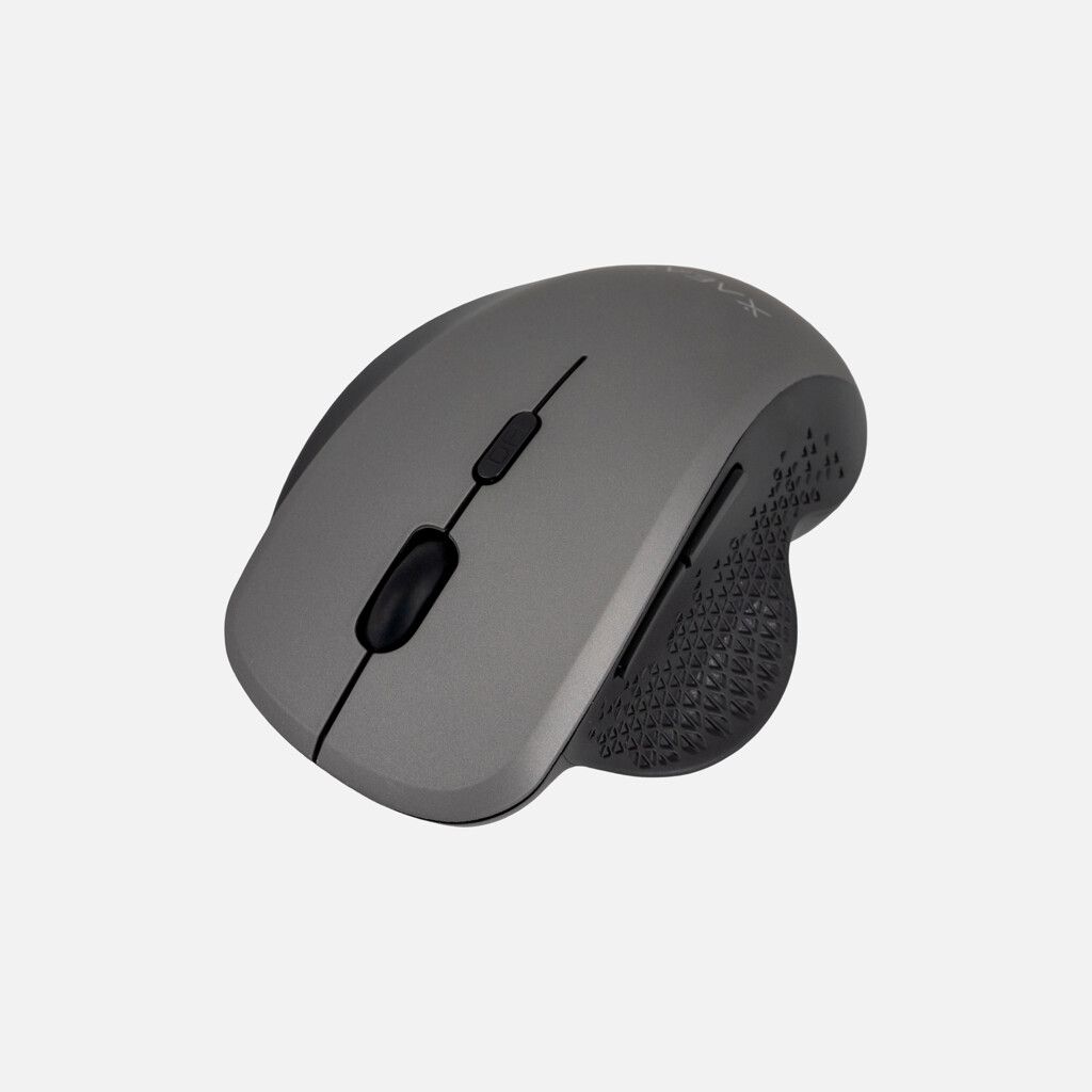 MOUSE ERGONOMICO INALAMBRICO + BT RECARGABLE MODX-00DW - XAEA - GRIS - Imagen 2
