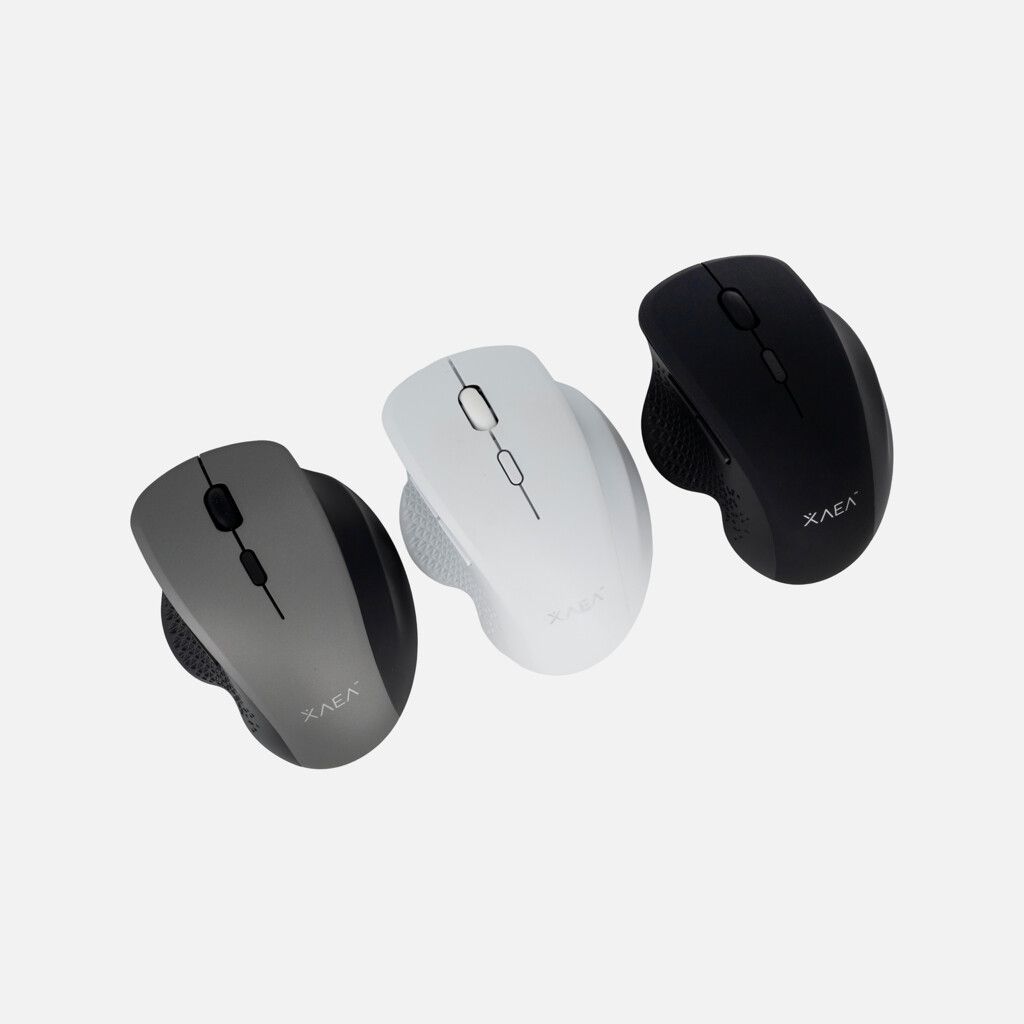 MOUSE ERGONOMICO INALAMBRICO + BT RECARGABLE MODX-00DW - XAEA - NEGRO - Imagen 3