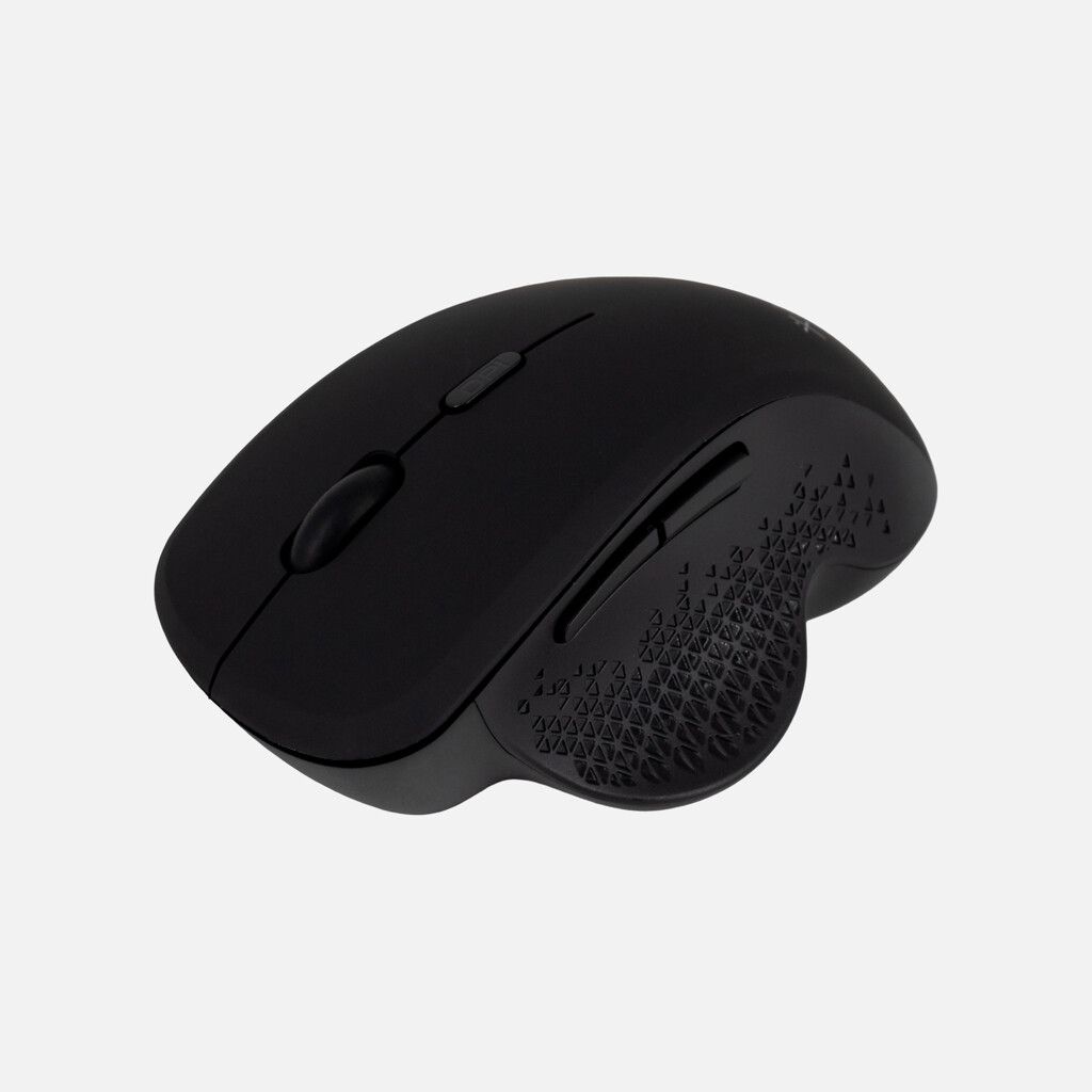 MOUSE ERGONOMICO INALAMBRICO + BT RECARGABLE MODX-00DW - XAEA - NEGRO - Imagen 2