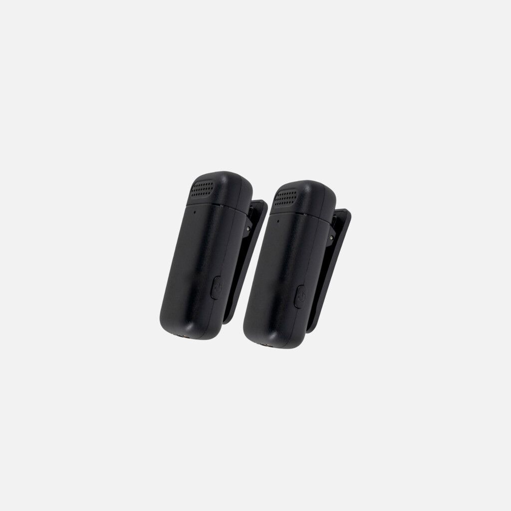 MICROFONO INALAMBRICO DOBLE CON ALMACENADOR DE CARGA MODV-003R - VARIOS - NEGRO - Imagen 3
