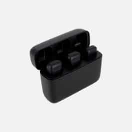 MICROFONO INALAMBRICO DOBLE CON ALMACENADOR DE CARGA MODV-003R - VARIOS - NEGRO