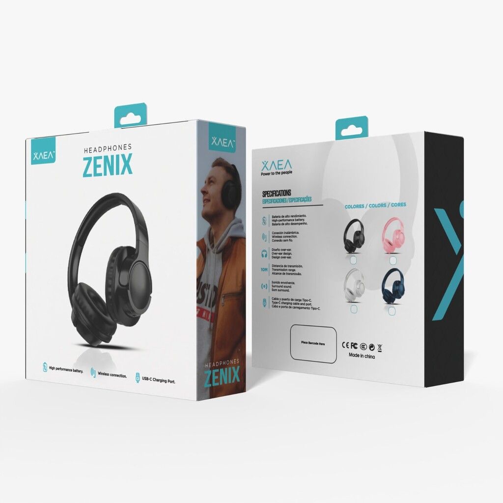 AURICULAR BT MODO-705 ZENIX - BLANCO