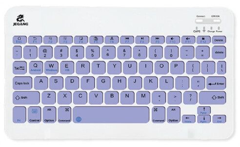 TECLADO BT ULTRAFINO COLORES MODY-00DY - YEXA - VIOLETA - Imagen 2