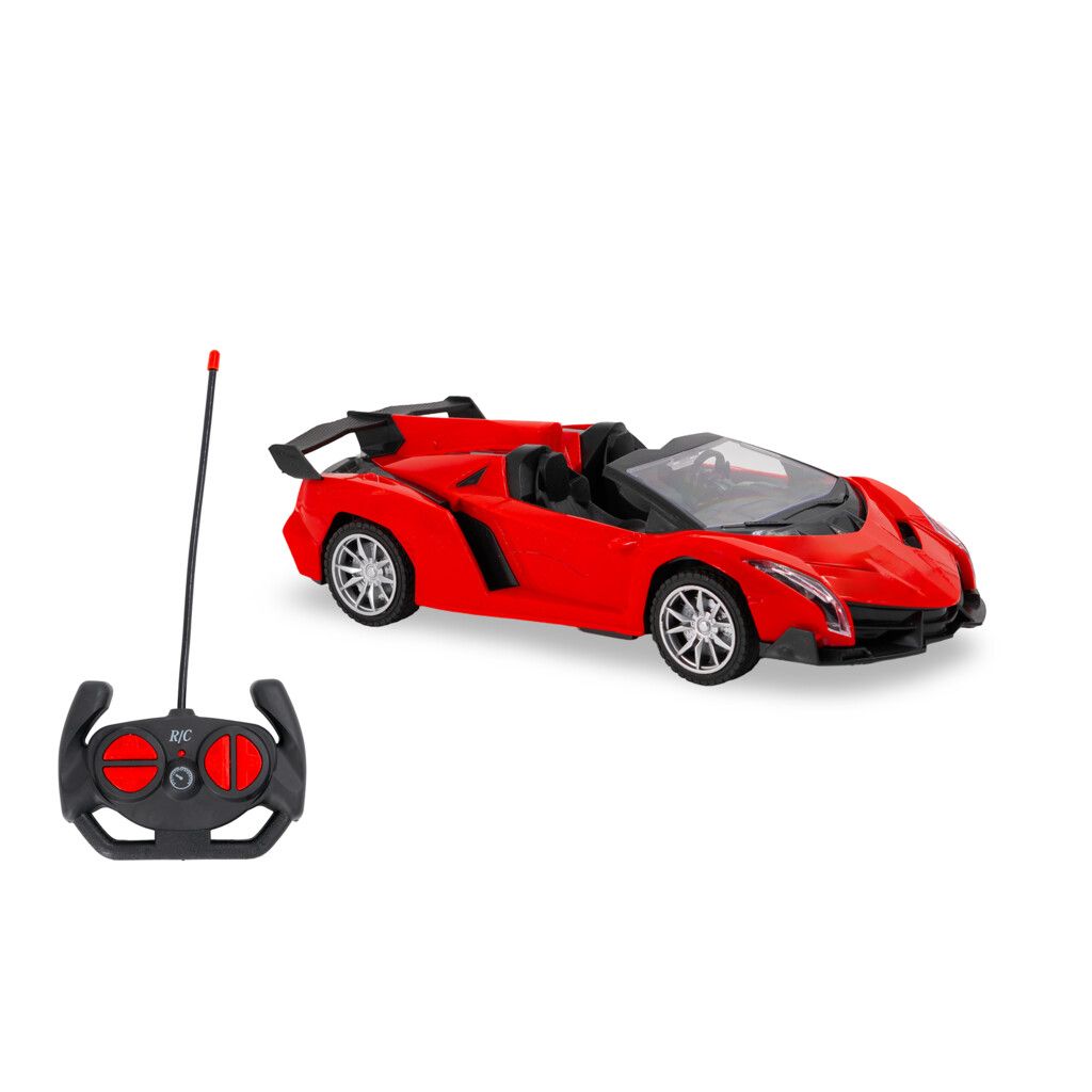 AUTOS DE CARRERA C/R 1:18 BUGATTI (JPF202A) ACRZ-009 - ZUMO - ROJO