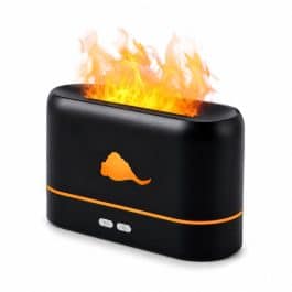 HUMIDIFICADOR FLAMA 260ML BLUETOOTH MODV-00C6 - VARIOS - NEGRO