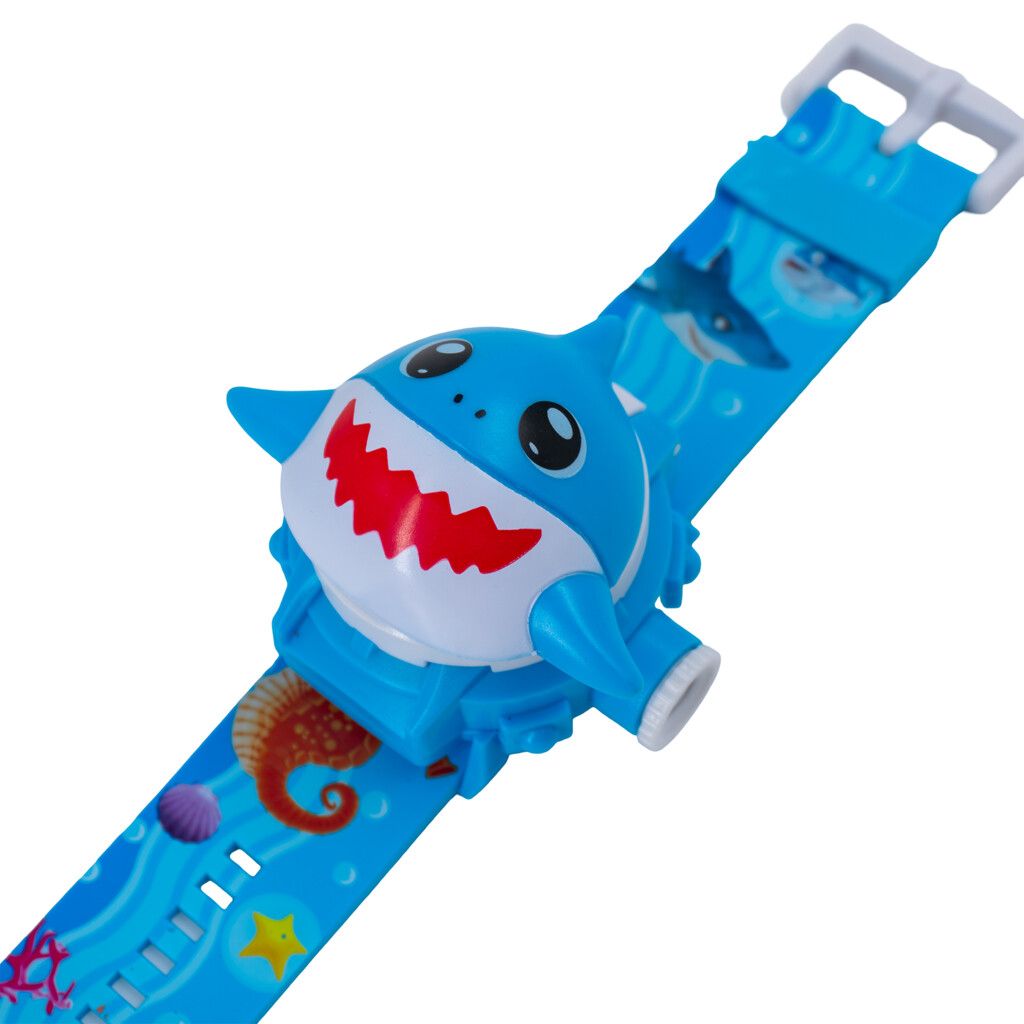 RELOJ INFANTIL CON PROYECTOR TIBURON MODV-00I4 - VARIOS - AZUL - Imagen 3