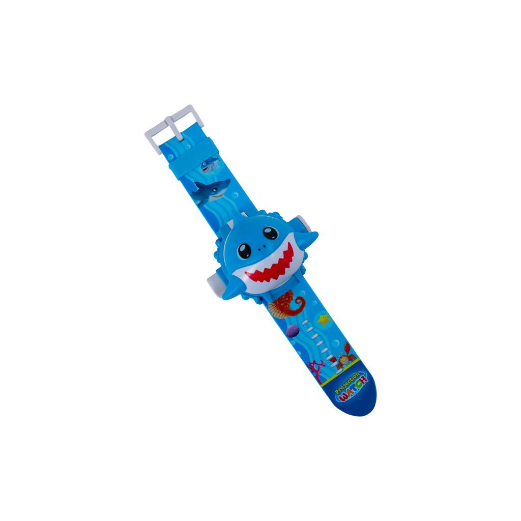 RELOJ INFANTIL CON PROYECTOR TIBURON MODV-00I4 - VARIOS - AZUL - Imagen 5