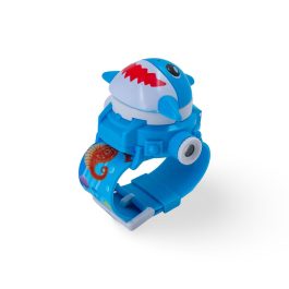 RELOJ INFANTIL CON PROYECTOR TIBURON MODV-00I4 - VARIOS - AZUL