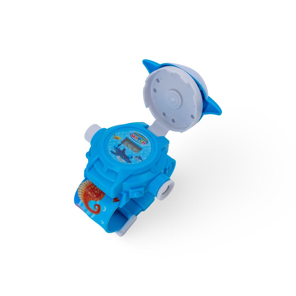 RELOJ INFANTIL CON PROYECTOR TIBURON MODV-00I4 - VARIOS - AZUL - Imagen 2
