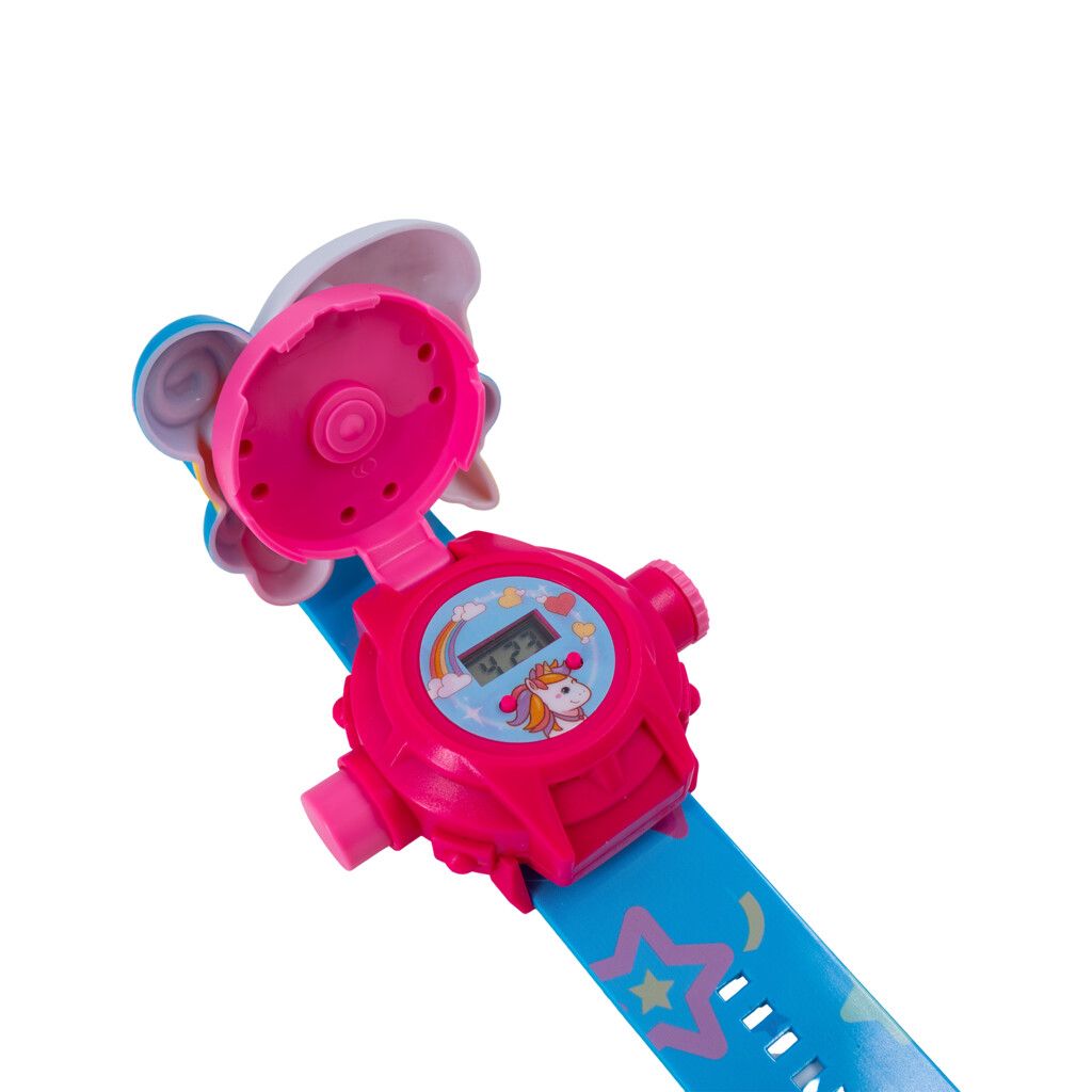 RELOJ INFANTIL CON PROYECTOR UNICORNIO MODV-00I4 - VARIOS - ROSA - Imagen 2