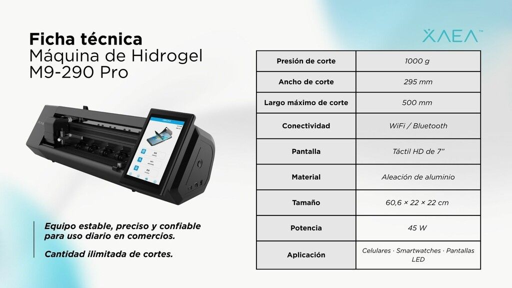MAQUINA HIDROGEL MODX-00IG - XAEA - NEGRO - Imagen 4