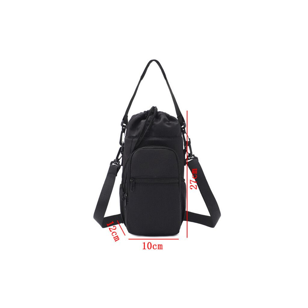 BOLSO PORTA BOTELLA PARA GYM MODV-00KV - VARIOS - NEGRO