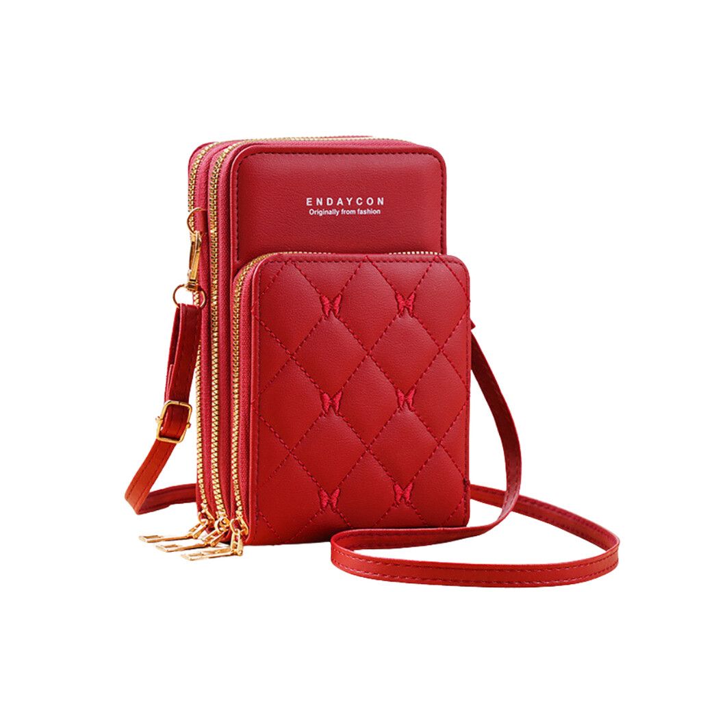 BANDOLERA PORTA CELULAR MODV-00KS - VARIOS - ROJO
