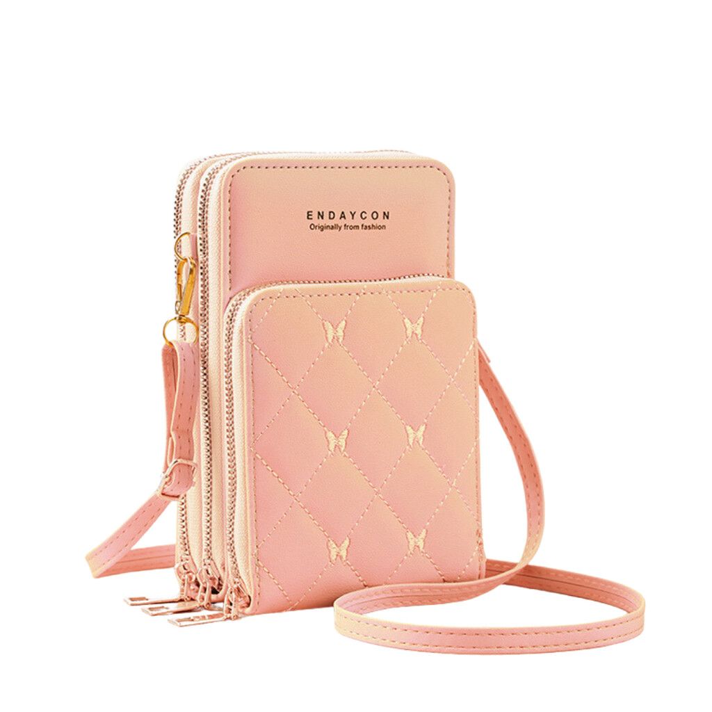 BANDOLERA PORTA CELULAR MODV-00KU - VARIOS - ROSA
