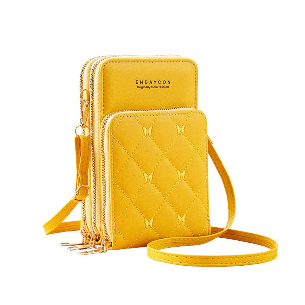 BANDOLERA PORTA CELULAR MODV-00KU - VARIOS - AMARILLO