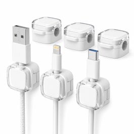 ORGANIZADOR PARA CABLES MAGNETICO PACK X 6 MODV-00DN - VARIOS - BLANCO