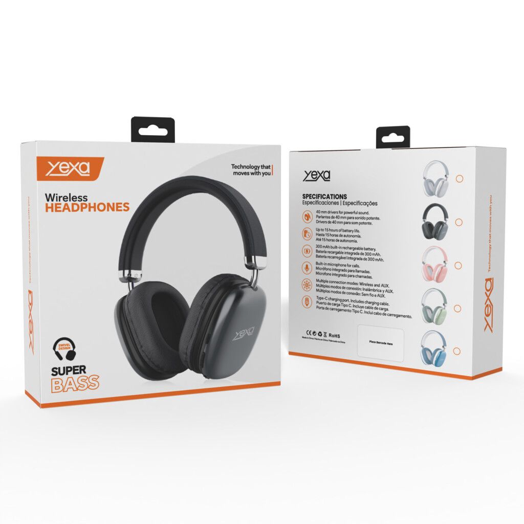 AURICULARES BT MODY-00HG - YEXA - ROSA